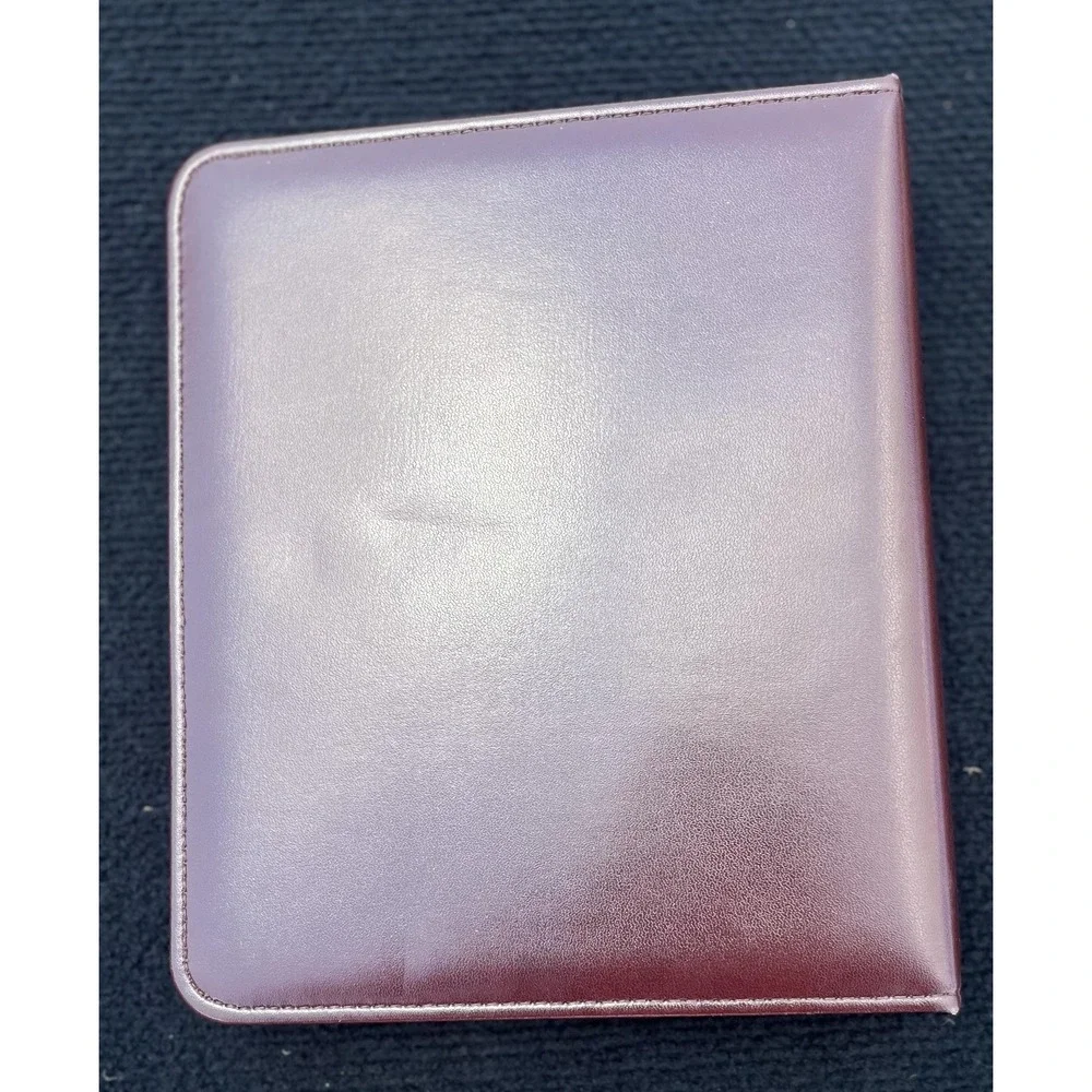 Vintage Franklin Quest Burgundy Leather Organizer Planner USA Ring Binder CL4044